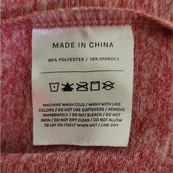 Halo hooded long-sleeve athletic top Red sz L Modest - Picture 7 of 9